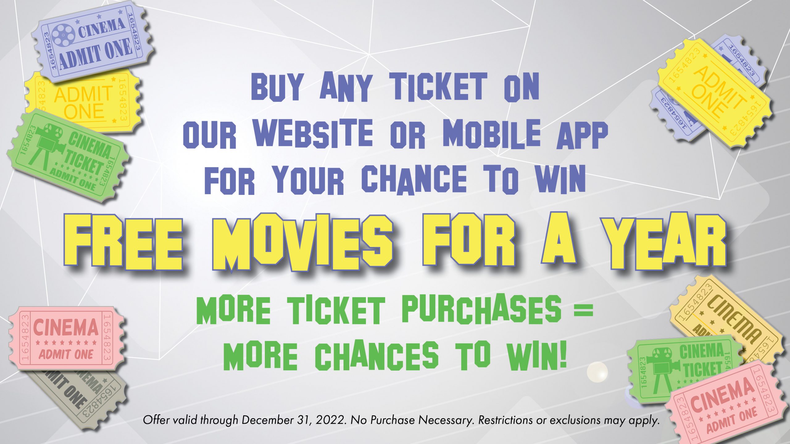 Free Movies for A Year! | Annual Pass Sweepstakes | AT THE ANGELIKA